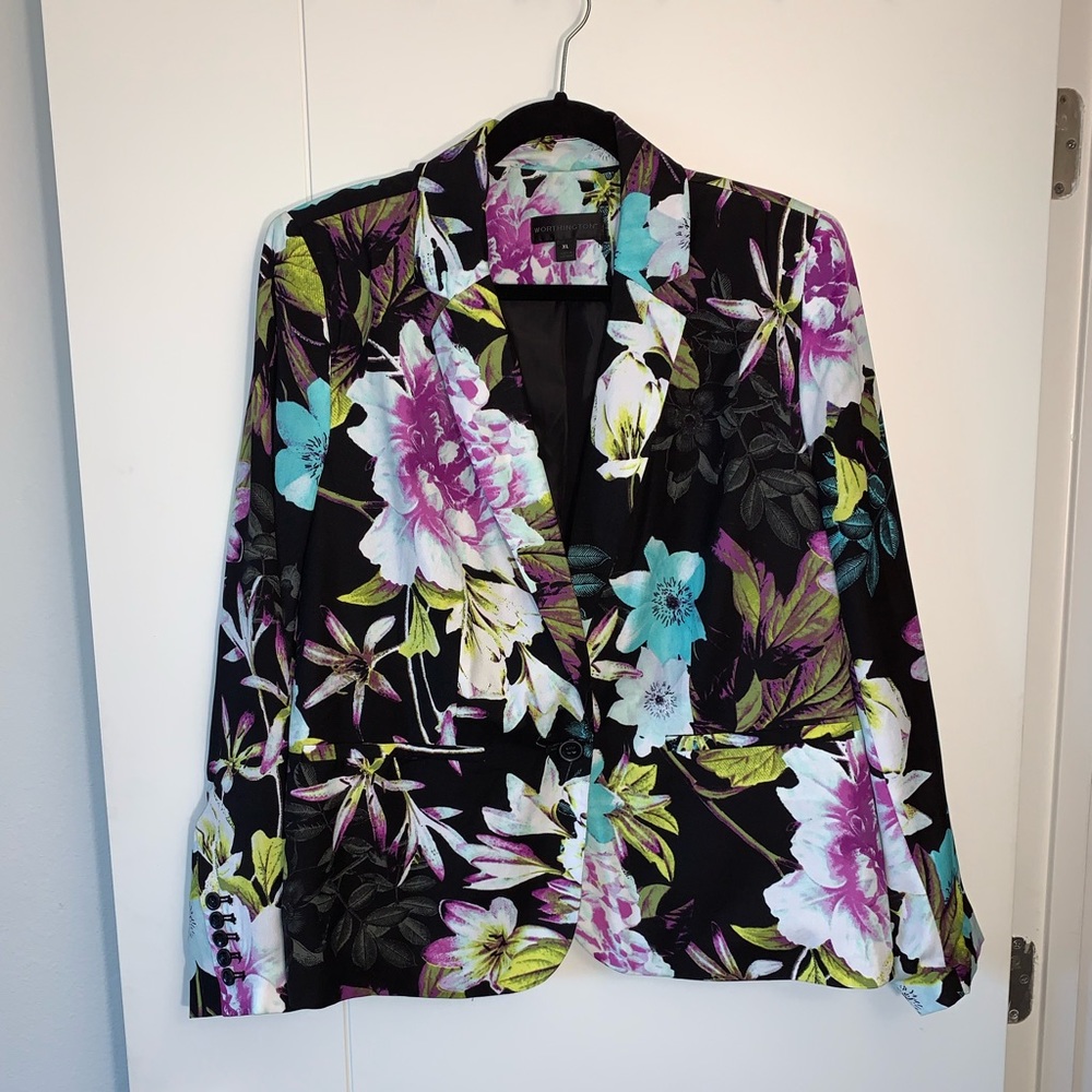 WORTHINGTON print blazer size XL